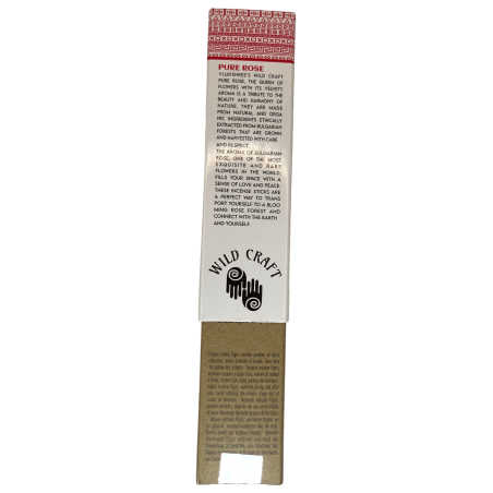Pure Pink Rökelse Golden Vijayshree Wild Craft Pure Rose Hantverkspinnar av hög kvalitet - 30 gram.