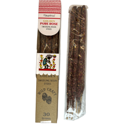 Pure Pink Incense Golden Vijayshree Wild Craft Pure Rose High quality craft sticks - 30 grams.