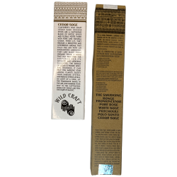 Ceder Wierook en Salie Golden Vijayshree Wild Craft Cedar Sage Ambachtelijke staven van hoge kwaliteit - 30 gram.