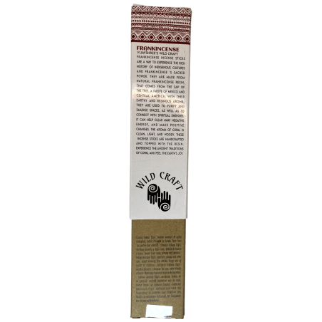 Incienso Olíbano Golden Vijayshree Wild Craft Frankincense Varillas artesanales de alta calidad - 30 gramos.