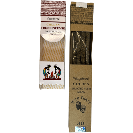 Frankincense Golden Vijayshree Wild Craft Frankincense Frankincense High quality craft sticks - 30 grams.