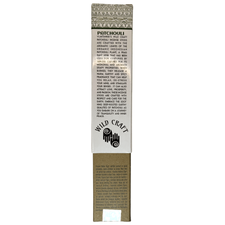 Incense Patchouli Golden Vijayshree Wild Craft Patchouli High quality handmade sticks - 30 grams.