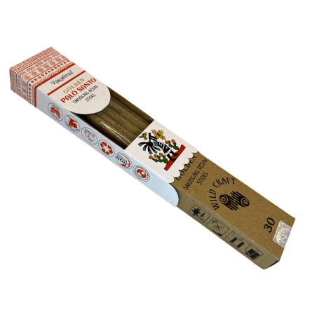Palo Santo Golden Vijayshree Wild Craft Palo Santo Incense High quality handmade sticks - 30 grams.