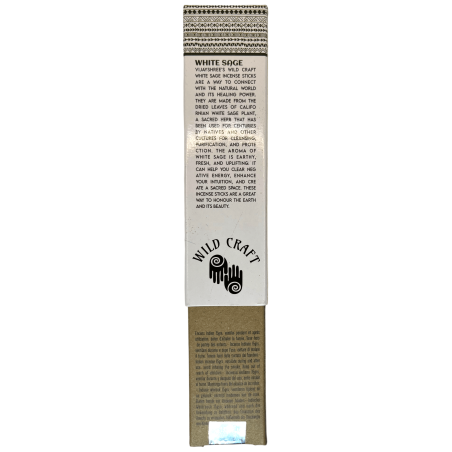 Encens de sauge blanche Vijayshree Artisanat sauvage Sauge blanche Bâtonnets d’artisanat de haute qualité - 30 grammes.