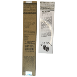 White Sage Incense Golden Vijayshree Wild Craft White Sage High quality craft sticks - 30 grams.