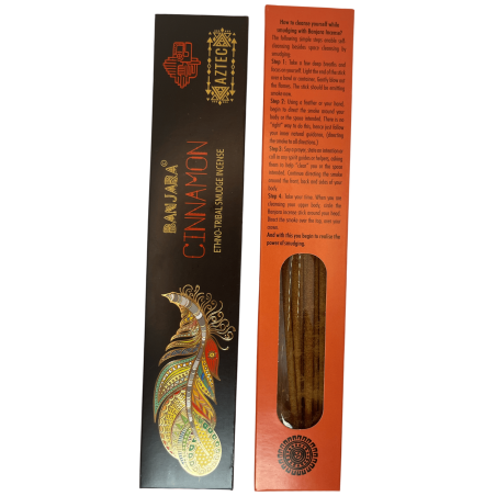 البخور العرقي القرفة بانجارا أزتيكا - 1 حزمة من 15gr.
