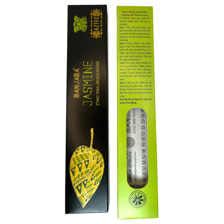 Incienso Etnico Jazmín Banjara Azteca - 1 Cajetilla de 15gr.