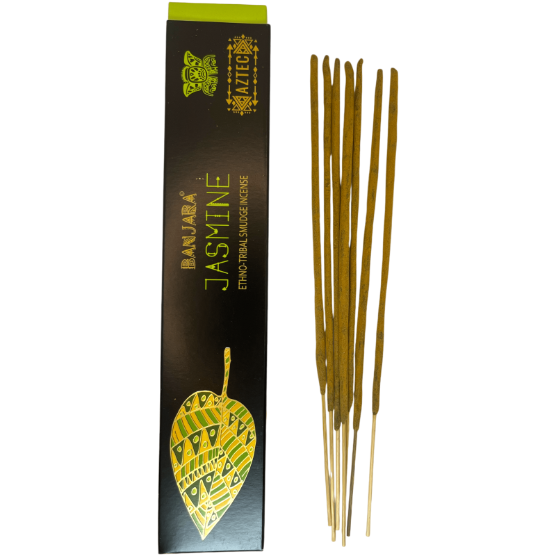 Ethnic Incense Jasmine Banjara Aztec - 1 Pack of 15gr.-Banjara Incense Ethnic Tribal Aztec-HOSTENATURA