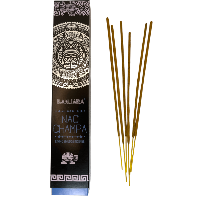 Ethnische Nag Champa Banjara Azteken Räucherstäbchen - 1 Packung mit 15gr.-Banjara Weihrauch Ethnischer Stamm Azteken-HOSTENATURA