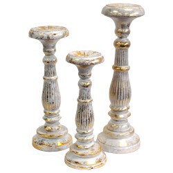 Candelabro Piccolo - Oro Bianco  - 2