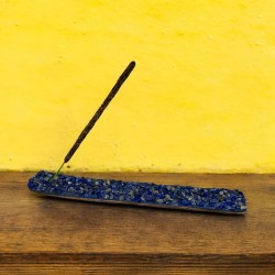 Lapis Lazuli Incense Holder Water Element Cancer, Scorpio and Pisces - Incense Holder with Lapis Lazuli Minerals