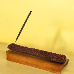 Red Jasper Incense Holder Fire Element Leo, Sagittarius and Aries - Incense Holder with Red Jasper Minerals