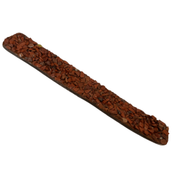 Red Jasper Incense Holder Fire Element Leo, Sagittarius and Aries - Incense Holder with Red Jasper Minerals