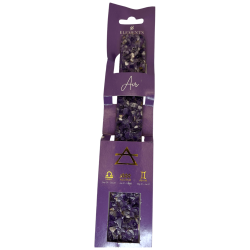 Amethyst Incense Holder Air Element Libra, Aquarius and Gemini - Incense Holder with Amethyst Minerals