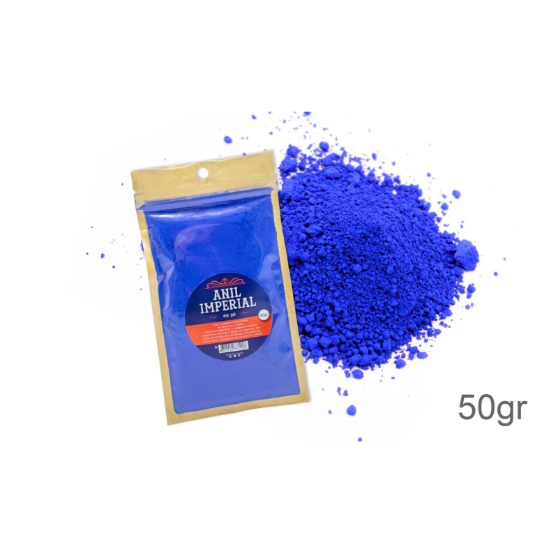 Imperial Indigo in Authentic Brazilian Powder 50gr. - Blue Powder for spiritual cleanses and energetic cleanses-PURE NATURAL INCENSES-HOSTENATURA