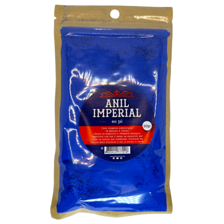 Anil Imperial en Polvo Auténtico de Brasil 50gr. - Polvo Azul para limpiezas espirituales y limpiezas energéticas
