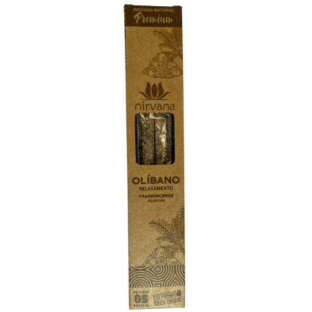 Incenso Premium Nirvana Brasile Relax - 5 bastoncini spessi fatti a mano