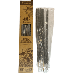 Premium White Breu Incense Nirvana Brasil Breu Branco Spiritual Elevation - 5 thick handmade sticks