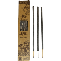 Premium White Breu Incense Nirvana Brasil Breu Branco Spiritual Elevation - 5 thick handmade sticks