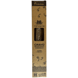 Premium Clove Incense Nirvana Brazil Cravo Stimulating & Aphrodisiac - 5 thick handmade sticks