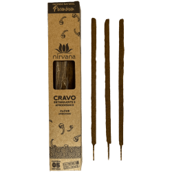 Premium Clove Incense Nirvana Brazil Cravo Stimulating & Aphrodisiac - 5 thick handmade sticks