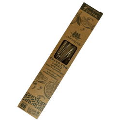 Premium Nirvana Brazil Clove Incense with Lemon Revitalizing and Concentration Boost - 5 thick handmade sticks