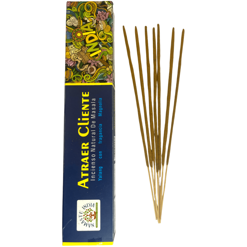 Incense Attracts Customers Namaste India - Natural Masala Incense - 1 Pack of 15gr.-NATURAL INDIAN NAMASTE INCENSE-HOSTENATURA