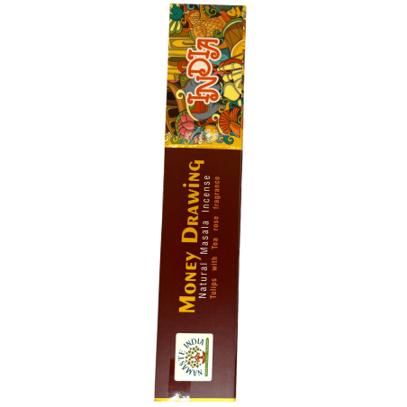 Incense Attracts Money Namaste India Tulips with Tea Rose - Natural Masala Incense - 1 Pack of 15gr.