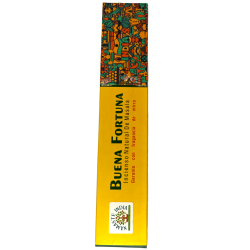 Good Fortune Namaste India Geranium Incense with Myrrh - Natural Masala Incense - 1 Pack of 15gr.