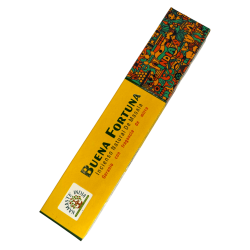 Good Fortune Namaste India Geranium Incense with Myrrh - Natural Masala Incense - 1 Pack of 15gr.