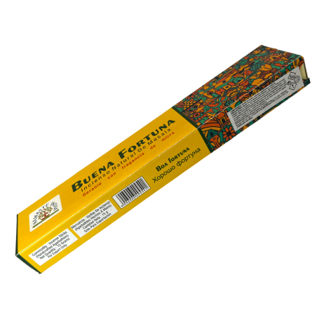 Good Fortune Namaste India Geranium Incense with Myrrh - Natural Masala Incense - 1 Pack of 15gr.