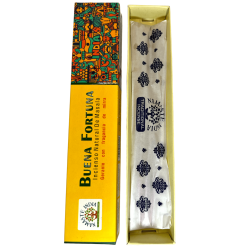 Good Fortune Namaste India Geranium Incense with Myrrh - Natural Masala Incense - 1 Pack of 15gr.