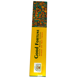 Good Fortune Namaste India Geranium Incense with Myrrh - Natural Masala Incense - 1 Pack of 15gr.