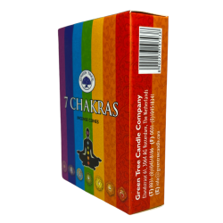 Incense Cones 7 Chakras Green Tree - Box of 10 incense cones