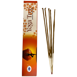 Encens de Yoga Arbre Vert - Premium Masala Sticks - 1 paquet de 15gr.