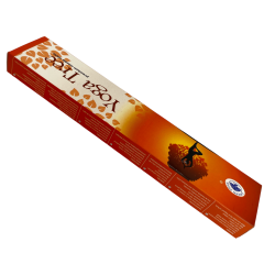 Encens de Yoga Arbre Vert - Premium Masala Sticks - 1 paquet de 15gr.