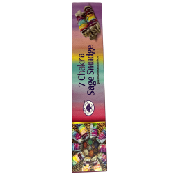 Incense Tied 7 Chakras Tree Green Tree - Premium Masala Sticks - 1 pack of 15gr.