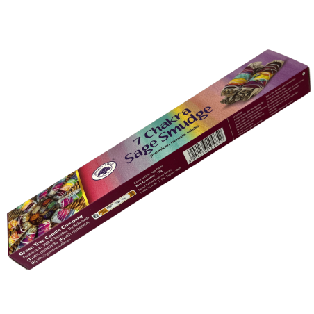 Wierook Gebonden 7 Chakra's Boom Groene Boom - Premium Masala Stokjes - 1 pakje van 15gr.