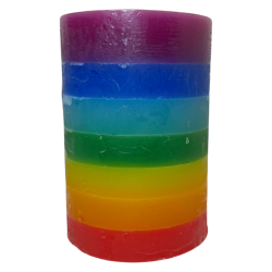 7 Chakra Candle Candles and Aromas - 11x7x7cm