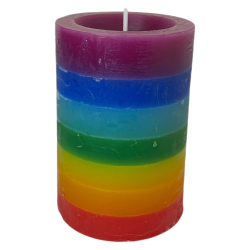 7 Chakra Candle Candles and Aromas - 11x7x7cm