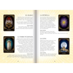 Baraja del Tarot en caja metálica Sabiduría de los Arcanos Susaeta - Caja metálica + libro + baraja 80 cartas