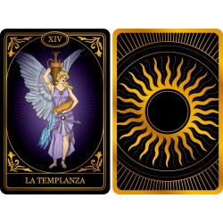 Baraja del Tarot en caja metálica Sabiduría de los Arcanos Susaeta - Caja metálica + libro + baraja 80 cartas