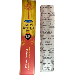 Palo Santo Rökelse och Rosor Ullas Palo Santo Series - 1 förpackning med 15gr - Premium Masala Rökelse Sverige