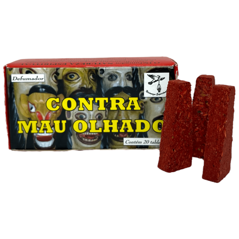 Defumador Espiritual Contra el mal de ojo Naturaleza Espiritual - Hecho en Brasil - 20 tabletas-Defumadores Espirituales Brasil Naturaleza Espiritual-HOSTENATURA