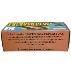 Santa Barbara Spiritual Nature Spiritual Smoker - Made in Brazil - 20 compresse