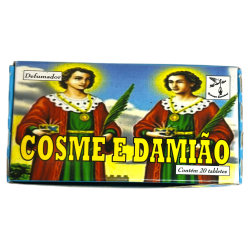 Cosme und Damian Spiritueller Raucher Cosme e Damiao Spirituelle Natur - Hergestellt in Brasilien - 20 Tabletten