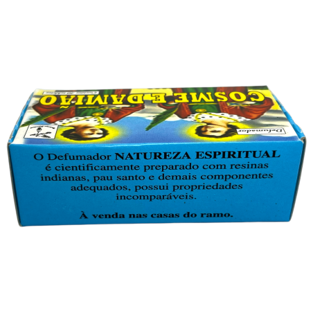 Cosme et Damian Fumoir Spirituel Cosme e Damiao Nature Spirituelle - Fabriqué au Brésil - 20 comprimés