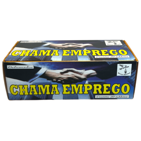 Defumador Espiritual Atrae Trabajo Naturaleza Espiritual Chama Emprego - Hecho en Brasil - 20 tabletas