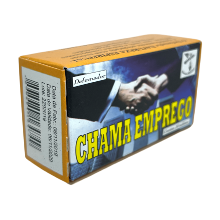 Defumador Espiritual Atrae Trabajo Naturaleza Espiritual Chama Emprego - Hecho en Brasil - 20 tabletas