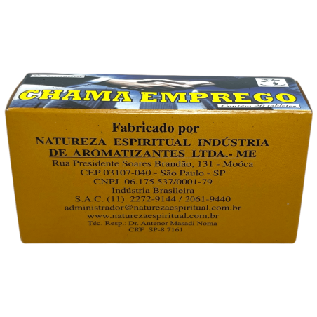 Spiritual Smoker Attracts Work Spiritual Nature Chama Emprego - Made in Brazil - 20 tablets